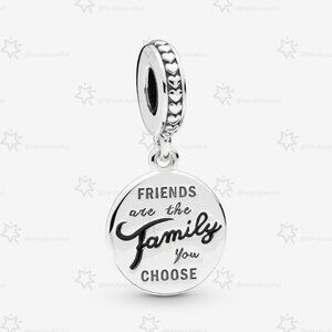 Pandora Friends Are Family Charm
